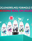 Rexona Invisible Black & White Women Roll-On Deodorant 50ml | 72 Hour Protection