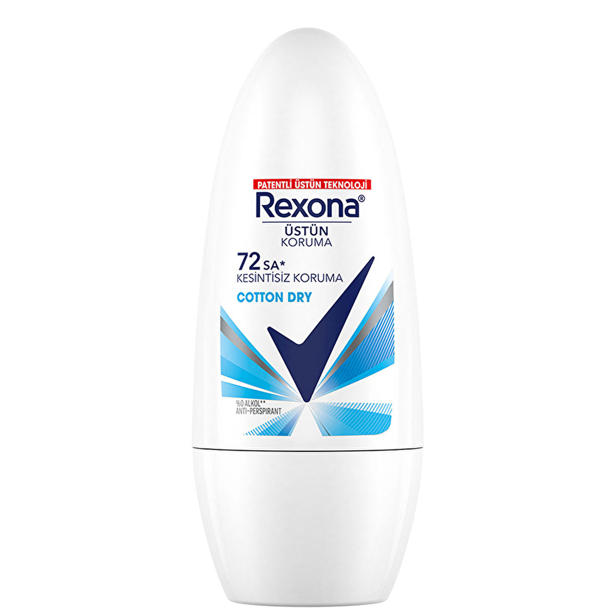 Rexona Cotton Dry Women Roll On Deodorant 72 Hour Protection - 1.69 FL OZ