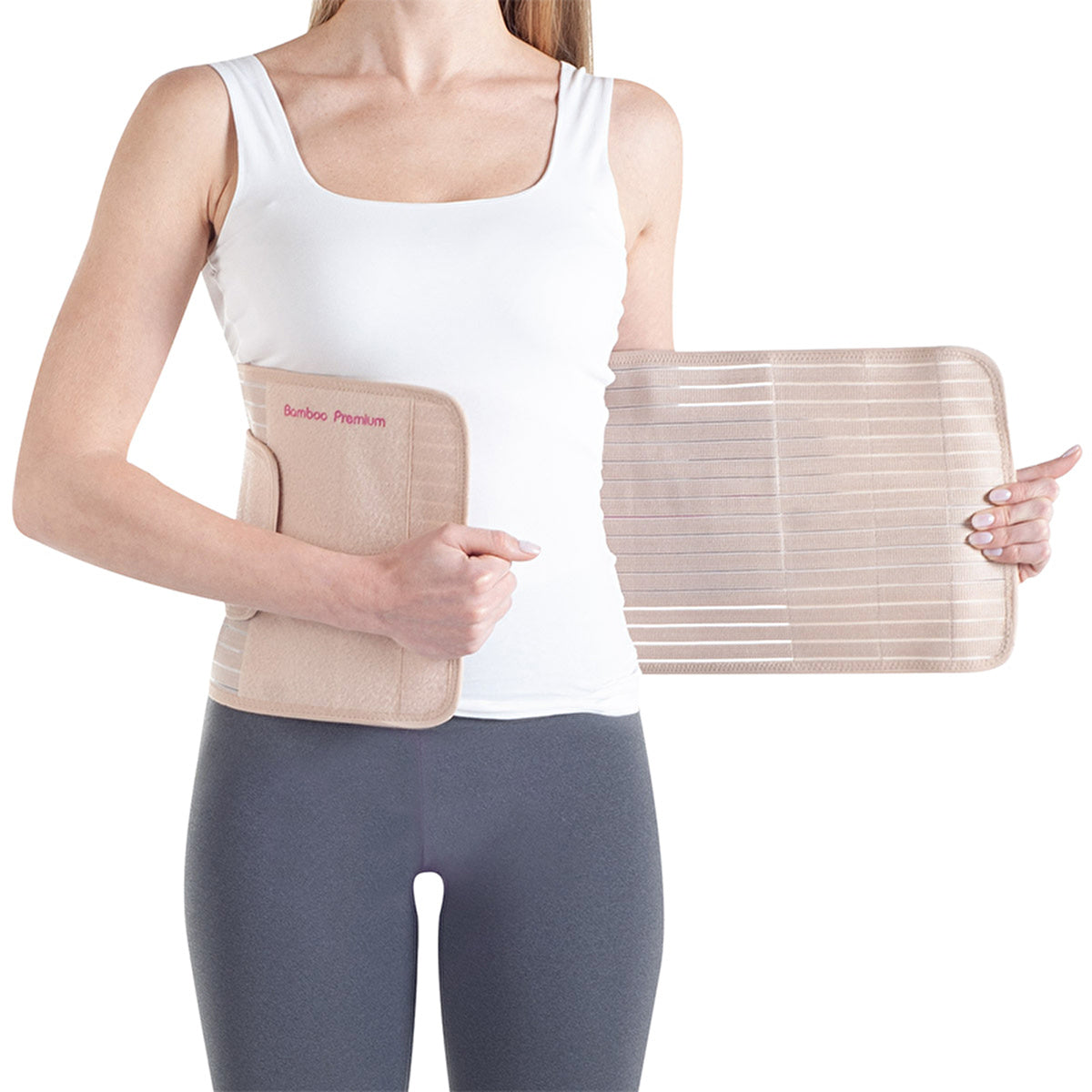 Owli Bamboo Premium Postpartum Girdle - XL/XXL | Breathable Support - Image #1