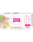Benri Surface Cleaning Wipes 50 Count - Streak-Free Formula | Fresh Scent - Image 