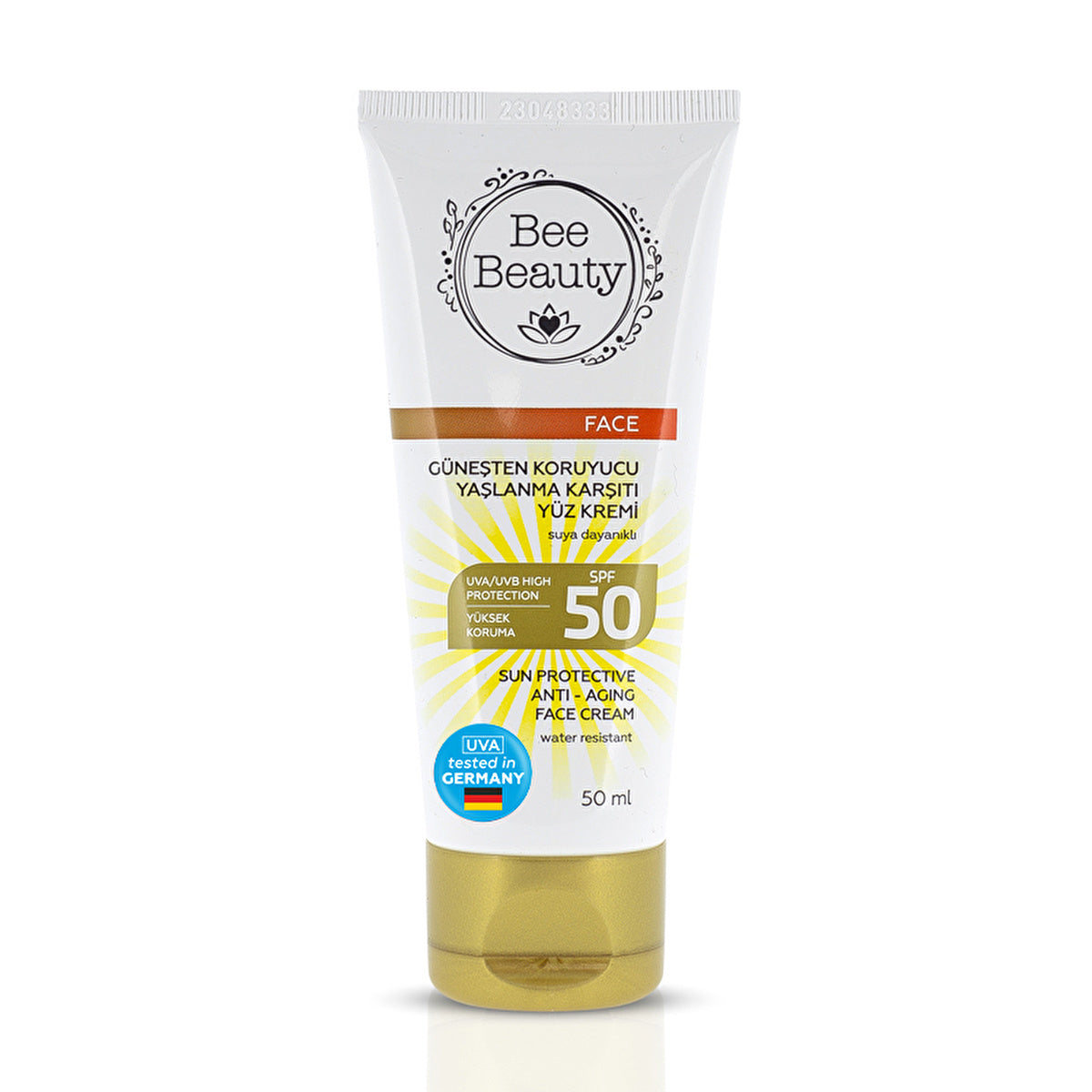 Bee Beauty Anti-Aging Sunscreen Face Cream SPF 50 - 50ml | Daily Moisturizer - Image #1