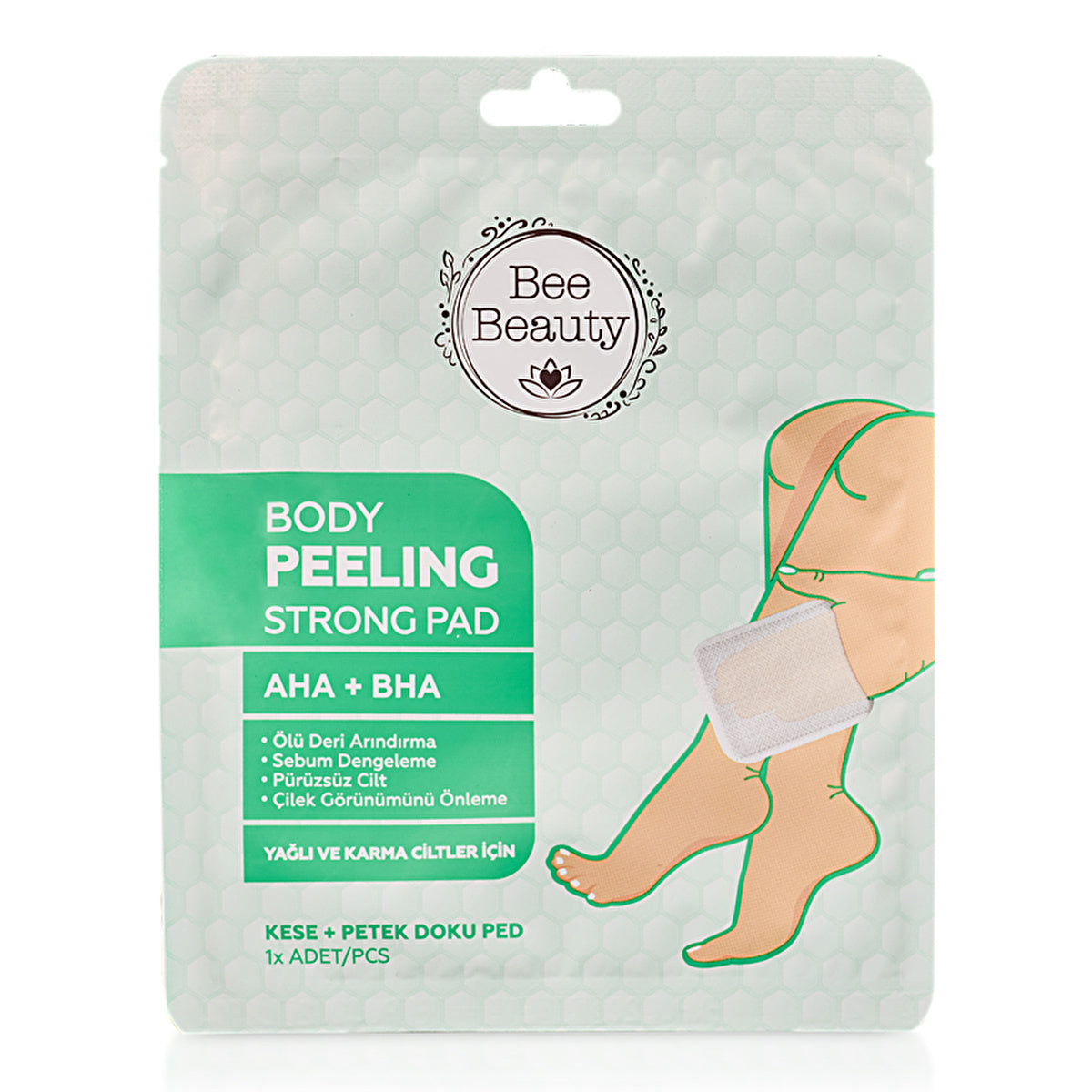 Bee Beauty Body Scrub Strong Pad - AHA + BHA | Exfoliating Foams