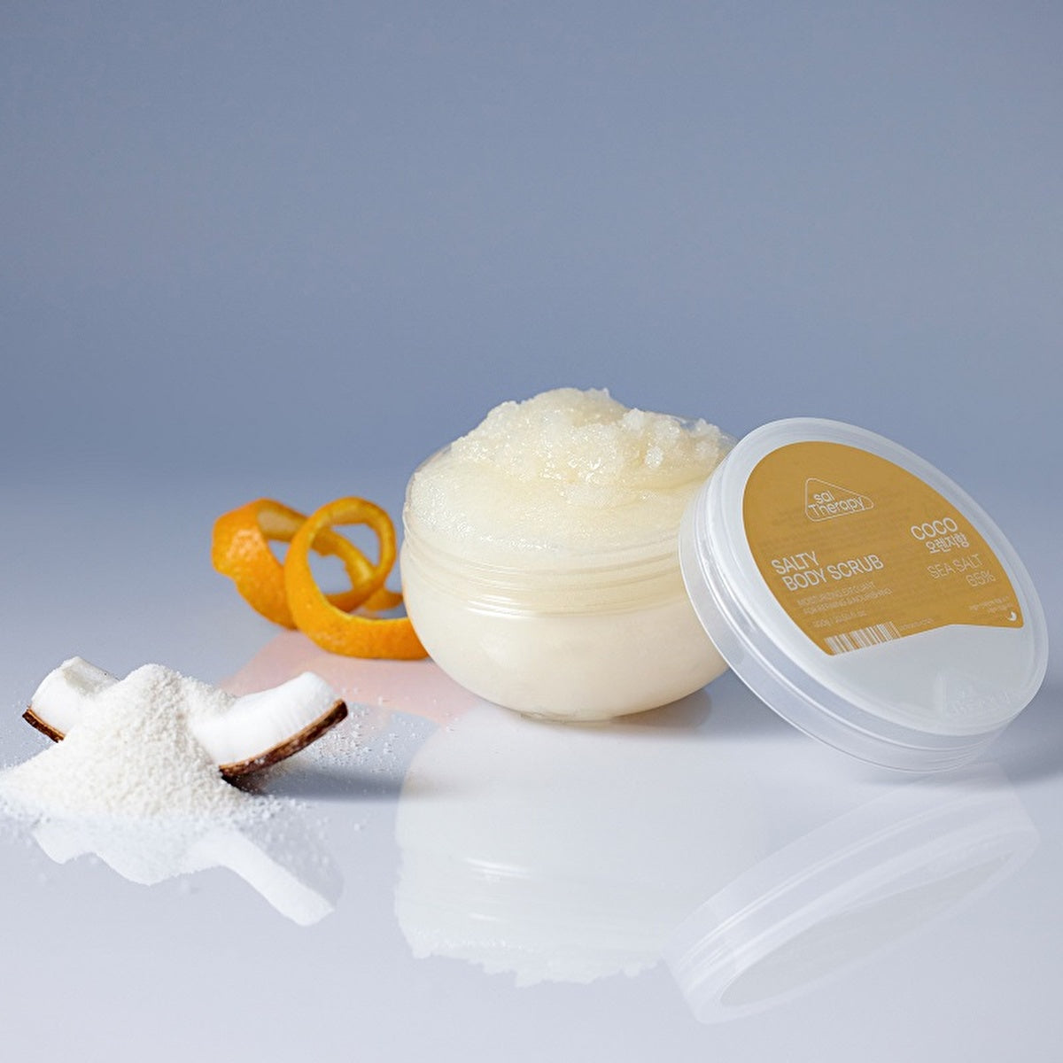 SalTherapy Salty Coconut Body Scrub 300g - Exfoliating & Nourishing | Natural Ingredients - Image #1