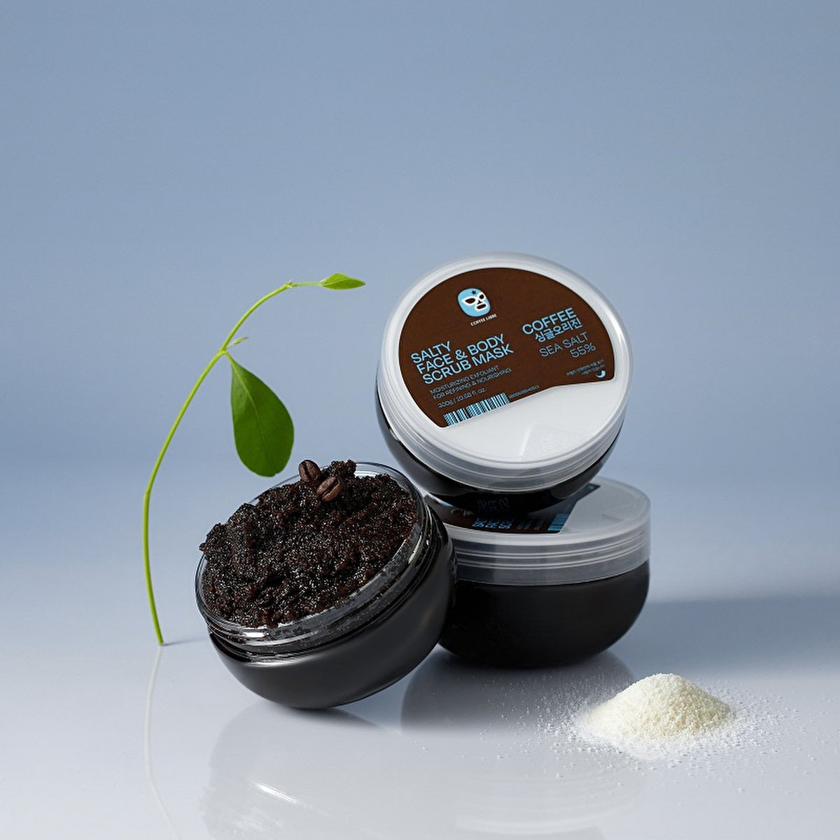 Salty Coffee Face & Body Scrub Mask - 300g | SalTherapy