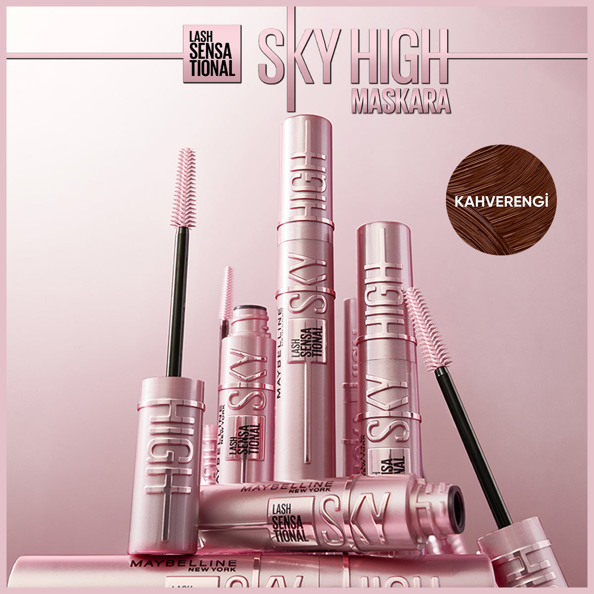 Maybelline Lash Sensational Sky High Brown Mascara - Limitless Length