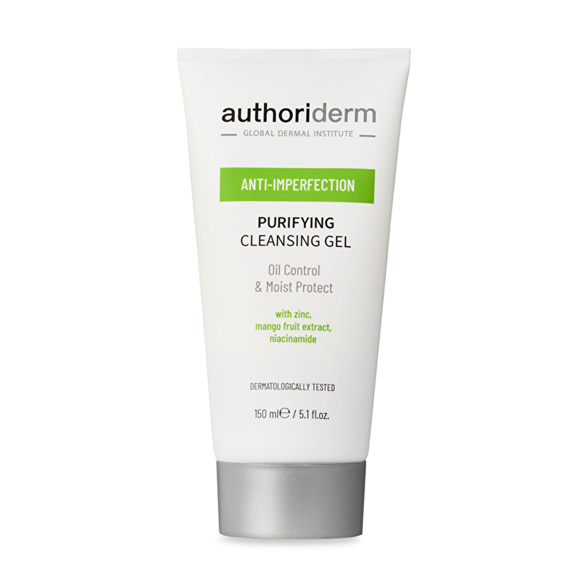 Authoriderm Cleanser for Oily & Combination Skin - 150 ml | Gentle Formula