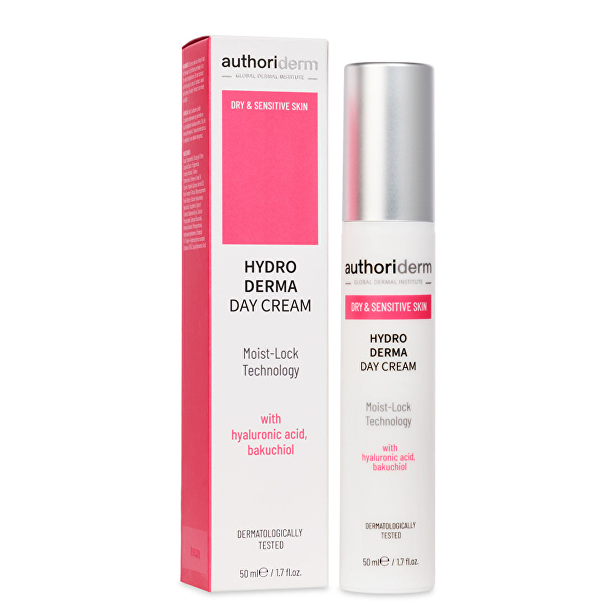 Authoriderm Moisturizing Day Cream 50ml - For Dry & Sensitive Skin