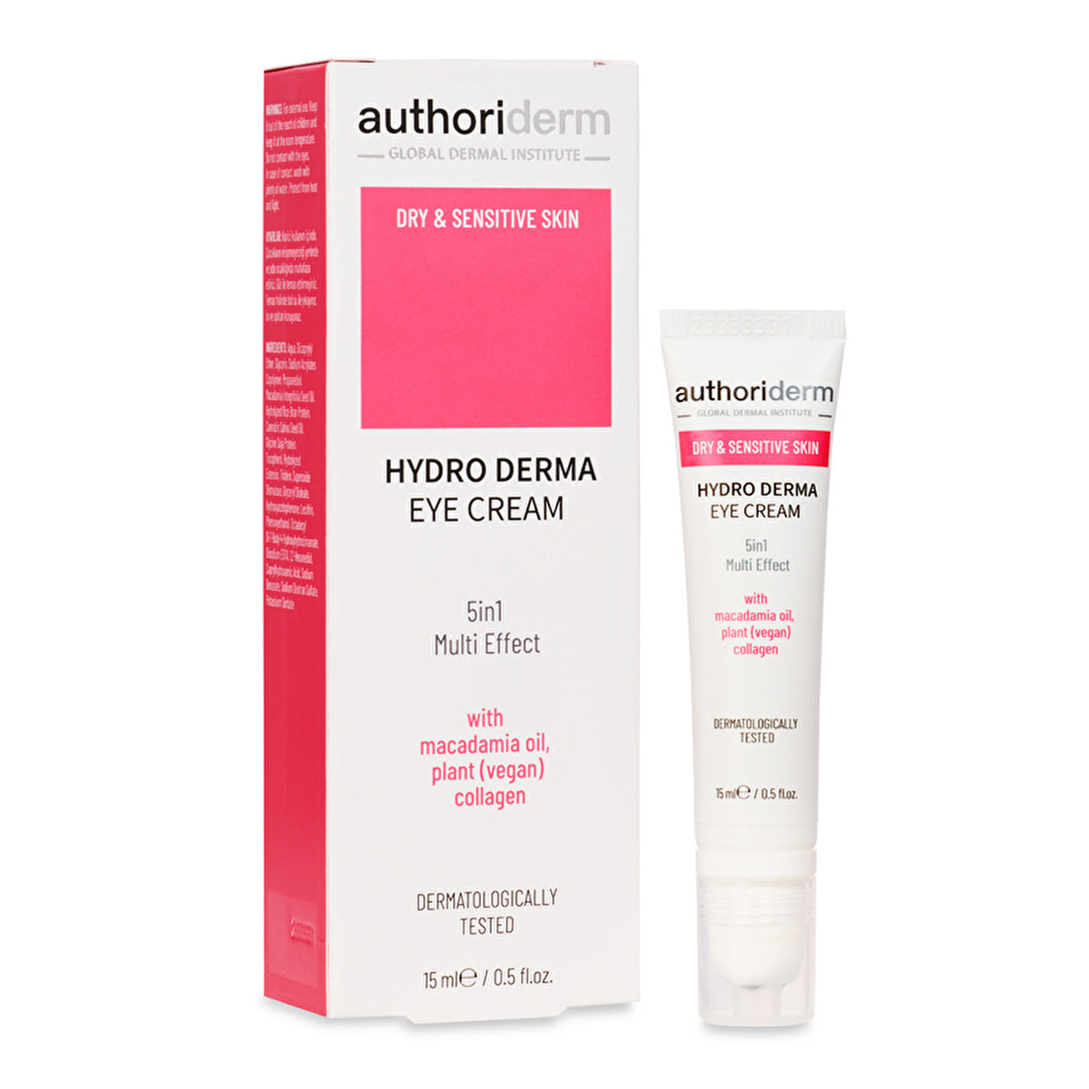 Authoriderm Eye Cream for Dry & Sensitive Skin 15ml - Hydrating Formula