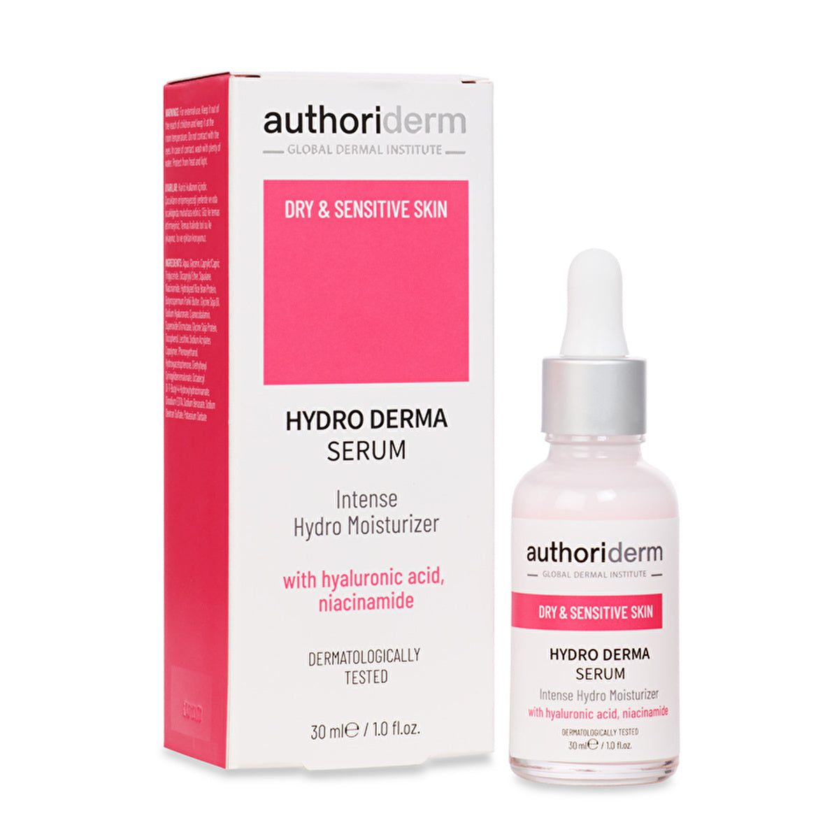 Authoriderm Moisturizing Serum for Dry & Sensitive Skin 30ml | Hydrating Formula - Image #1