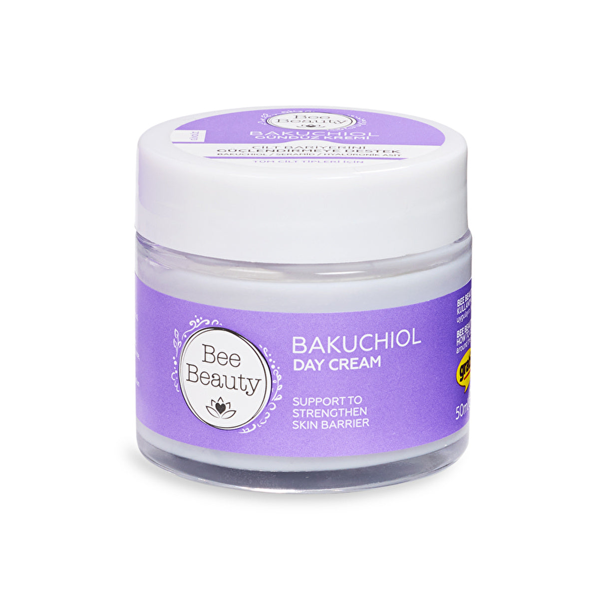 Bee Beauty Bakuchiol Day Cream 50ml - Moisturizing Formula | All Skin Types