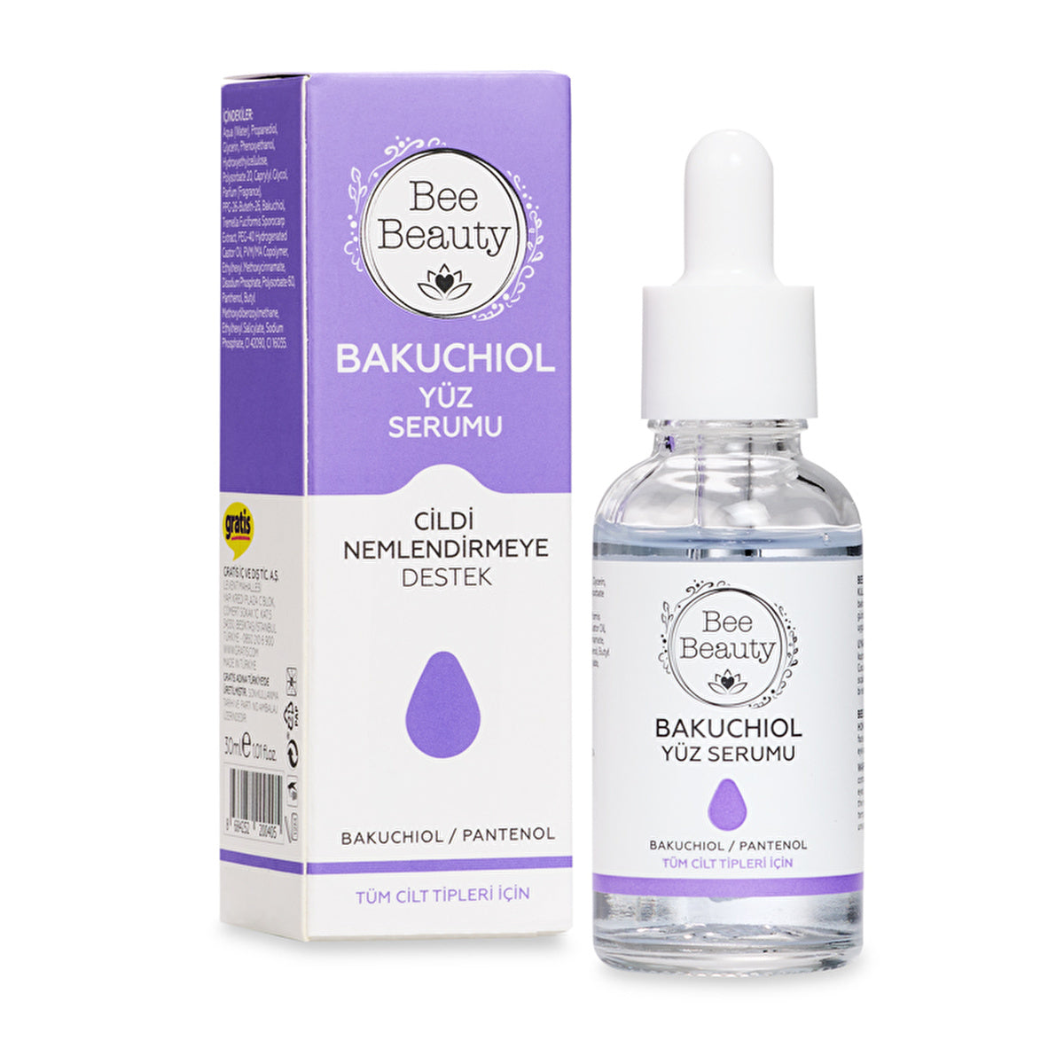 Bee Beauty Bakuchiol Serum 30ml - Brightening & Anti-Aging - Image #2