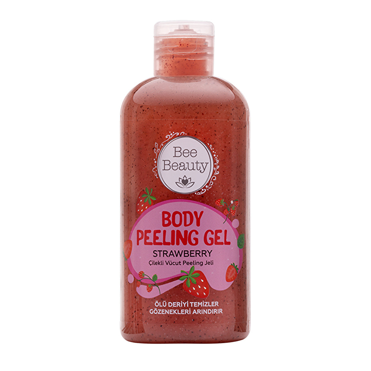 Bee Beauty Strawberry Body Scrub Gel 250ml - Gentle Exfoliation