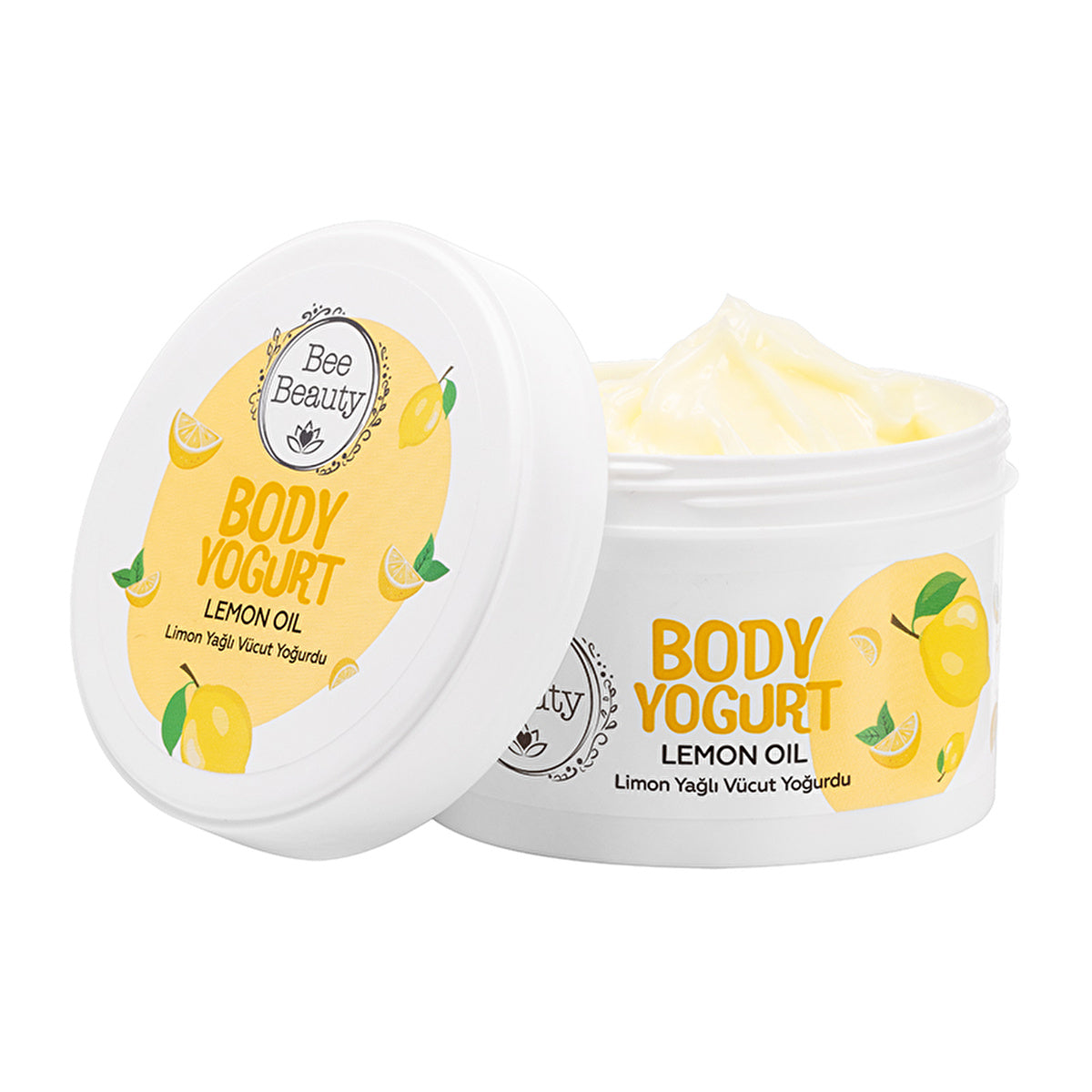 Bee Beauty Lemon Oil Body Yogurt 8.45oz - Nourishing Moisturizer - Image #3