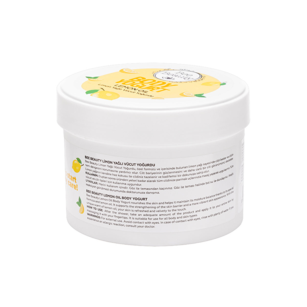 Bee Beauty Lemon Oil Body Yogurt 8.45oz - Nourishing Moisturizer - Image #2