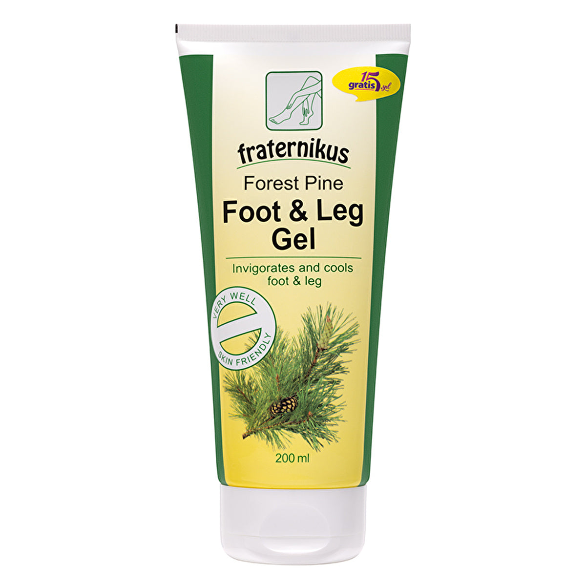 Fraternikus Foot Gel 200ml - Refreshing Formula | Moisturizing Gel