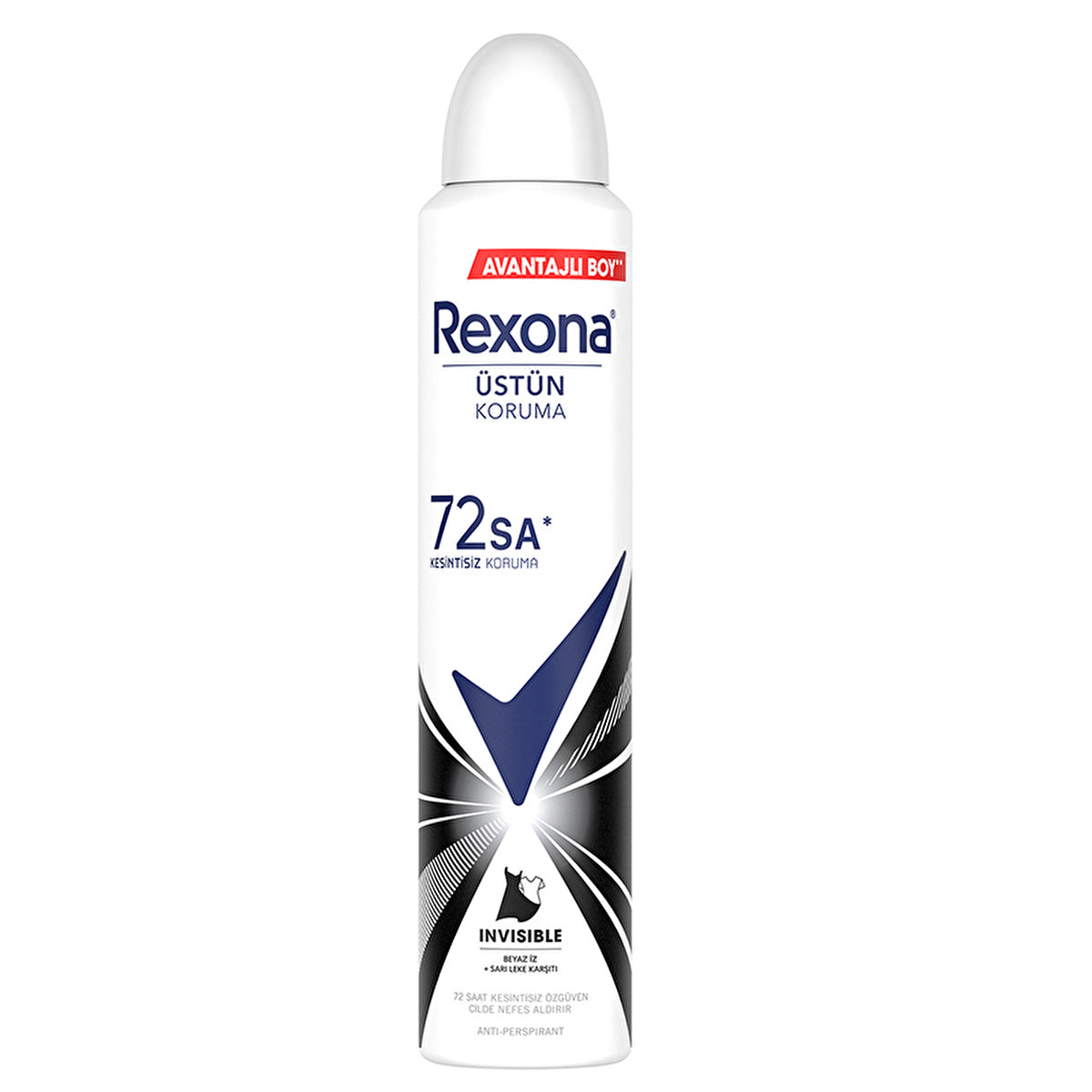 Rexona Women's Spray Deodorant Invisible 72 Hour Protection - 200ml