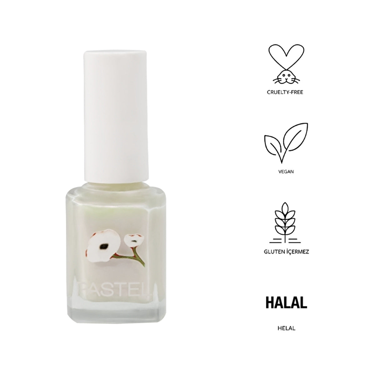 Pastel Nail Polish 409 - Long-Lasting Formula | 13ml - Image #1