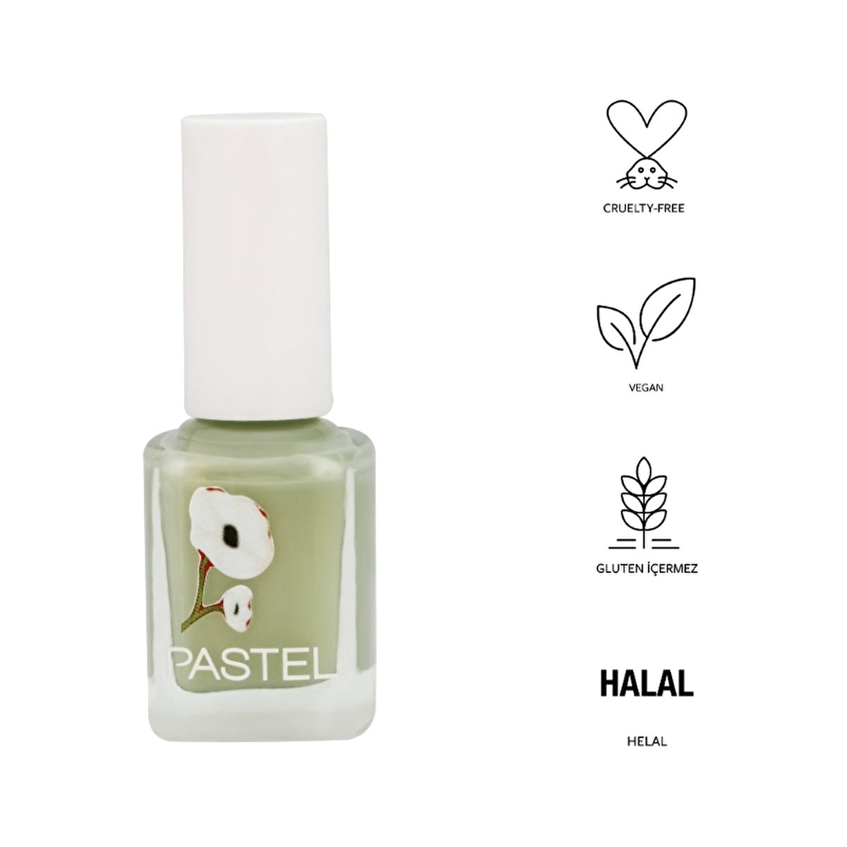 Pastel Nail Polish 412 - Shimmer Finish | Long Lasting 13ml