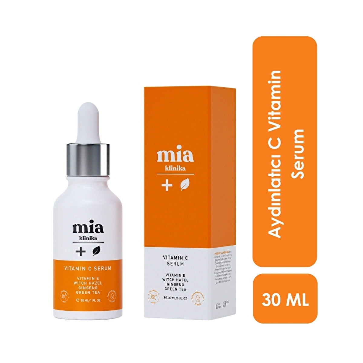 Mia Klinika Vitamin C Serum 30ml - Brightening & Pore Minimizer - Image #1