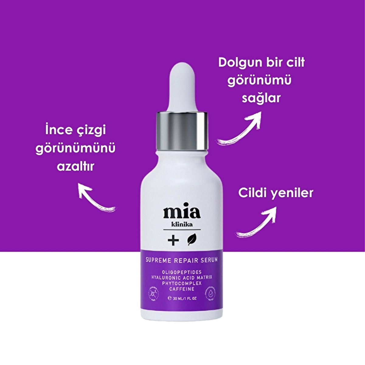 Mia Klinika Anti-Aging Repair Serum 30ml - Powerful Skin Treatment | Revitalizing - Image #3