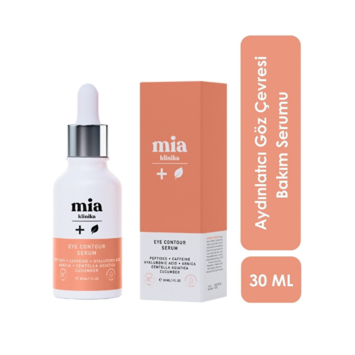 Mia Klinika Brightening Eye Care Serum 30ml - Reduces Dark Circles