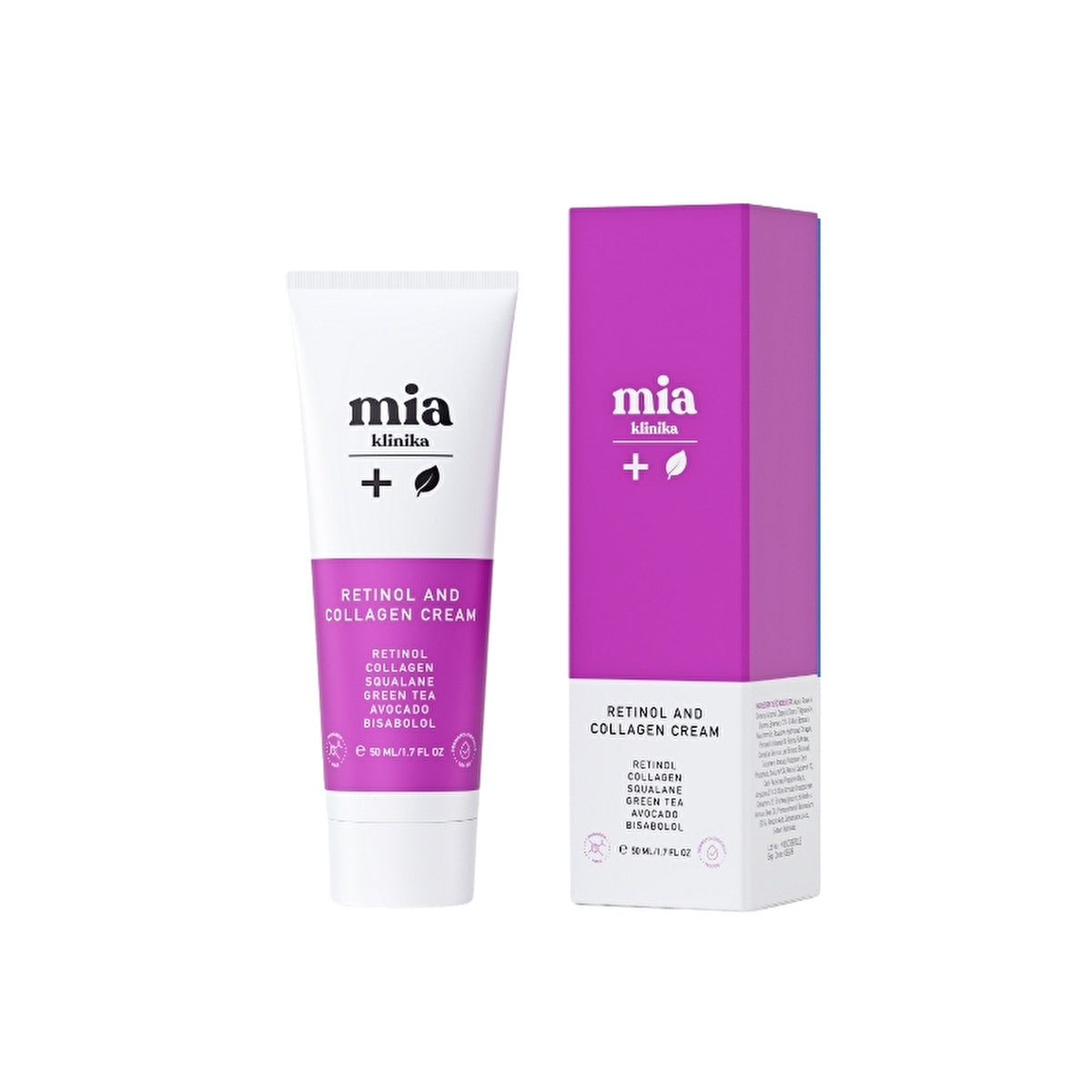 Mia Klinika Retinol & Collagen Anti-Aging Cream 50ml - Nourishing Formula