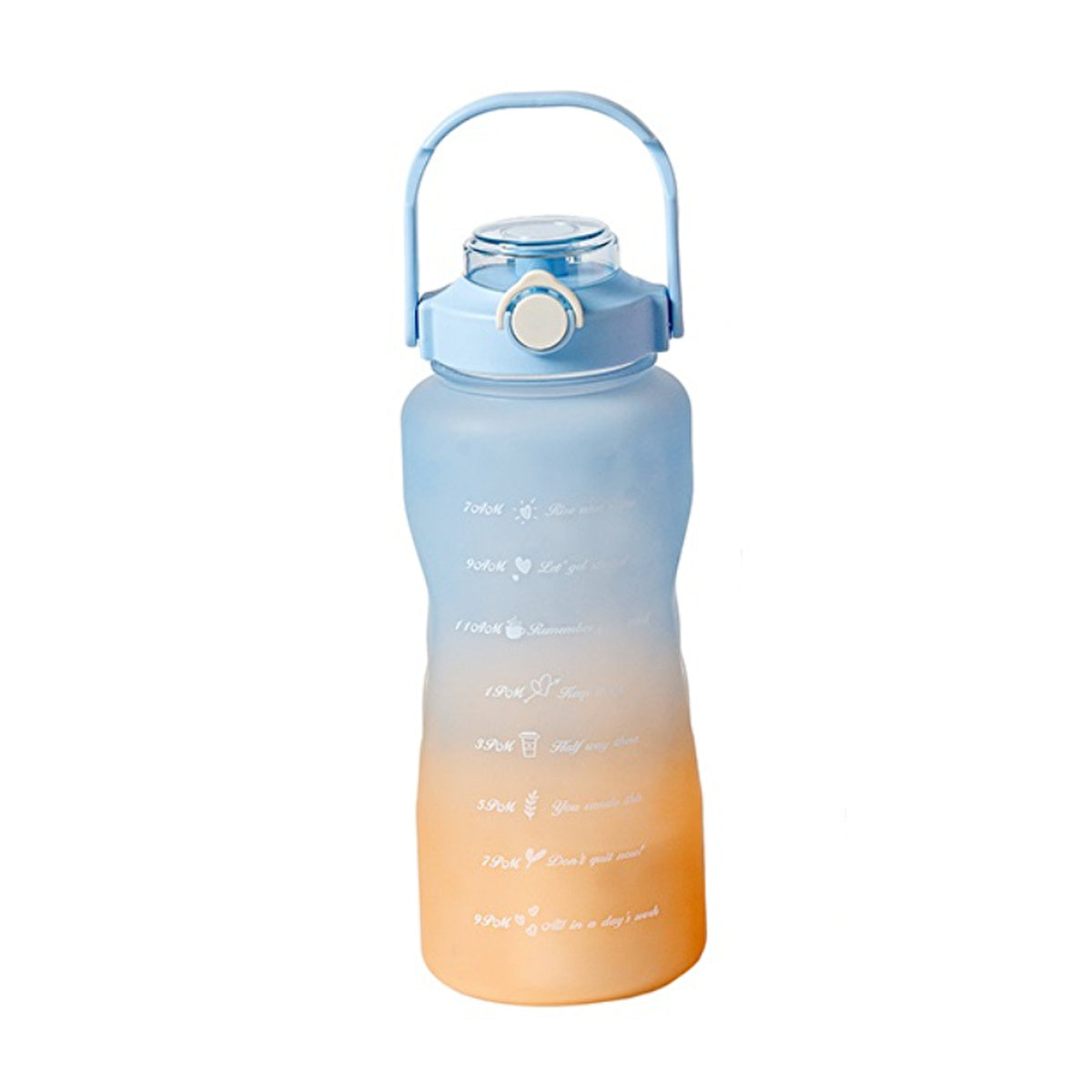 VPW Motivation Water Bottle 2L - Blue Color | Durable Design - Image #1