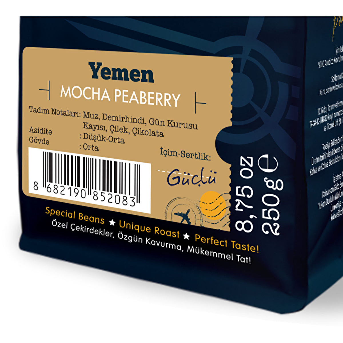 Yemen Mocha Coffee (Whole Beans) 250G - Arabica Flavor Profile | Unique Taste