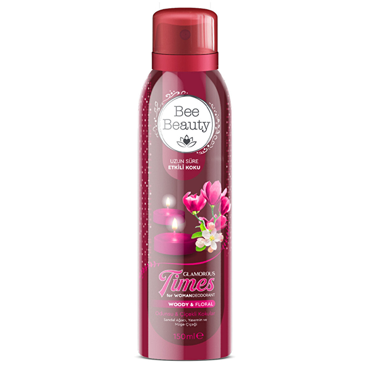 Bee Beauty Glamorous Times Women's Deodorant Spray 150ml - Floral Scent - Image #1