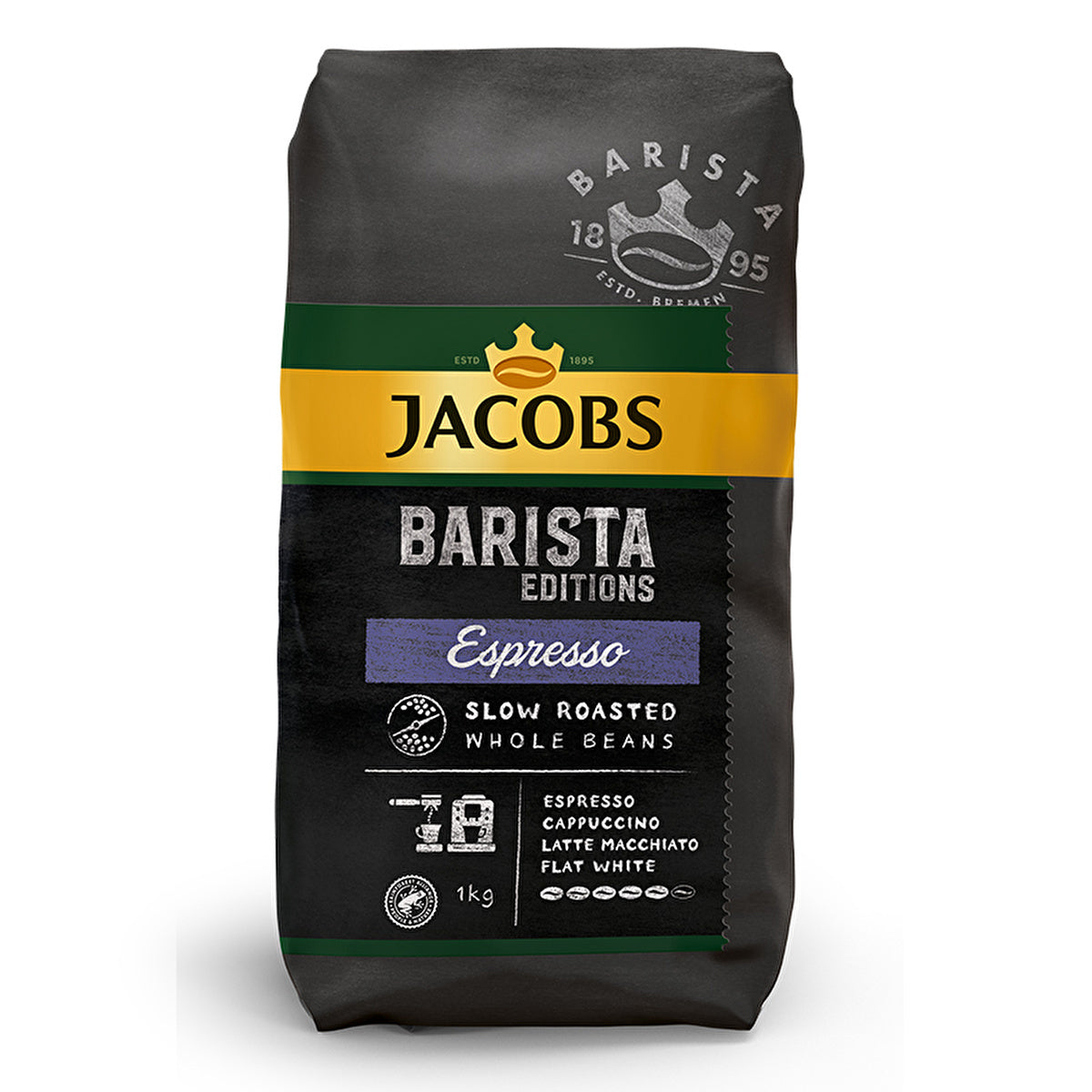 Jacobs 100% Arabica Espresso Coffee Beans 35oz - Rich Flavor | Premium Blend