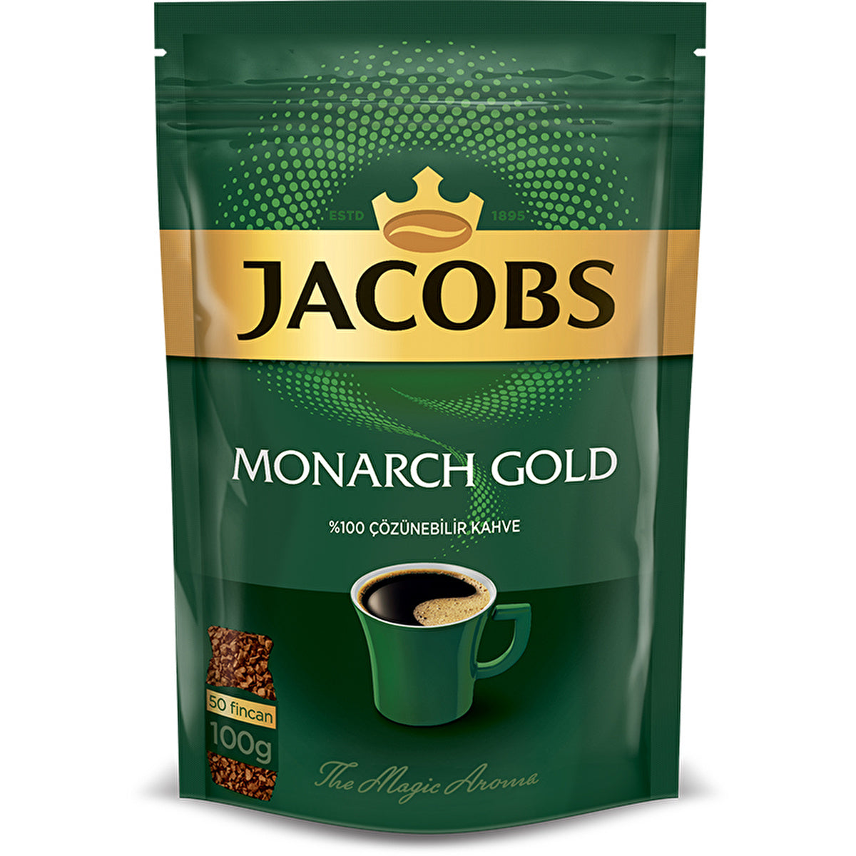 Jacobs Monarch Instant Coffee 3.53oz - Rich Aroma | Premium Blend