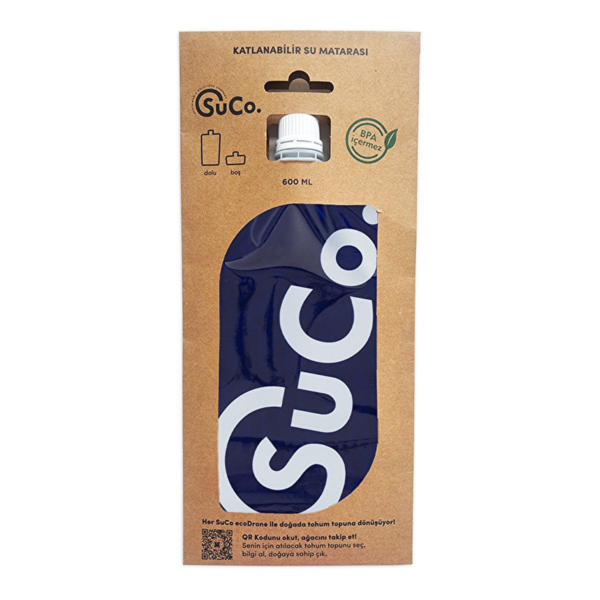 SuCo Ocean 2.0 - 600 ml Water Bottle | Eco-Friendly Design - Image #3