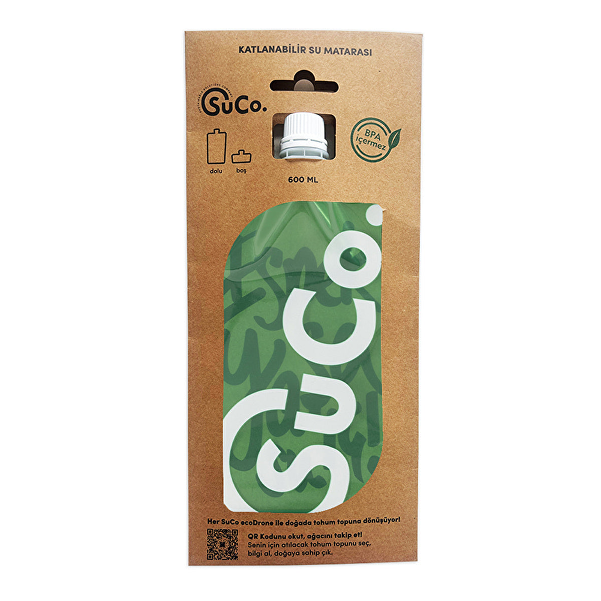 SuCo Mint Water Bottle 600ML - Collapsible Design | Eco-Friendly - Image #5