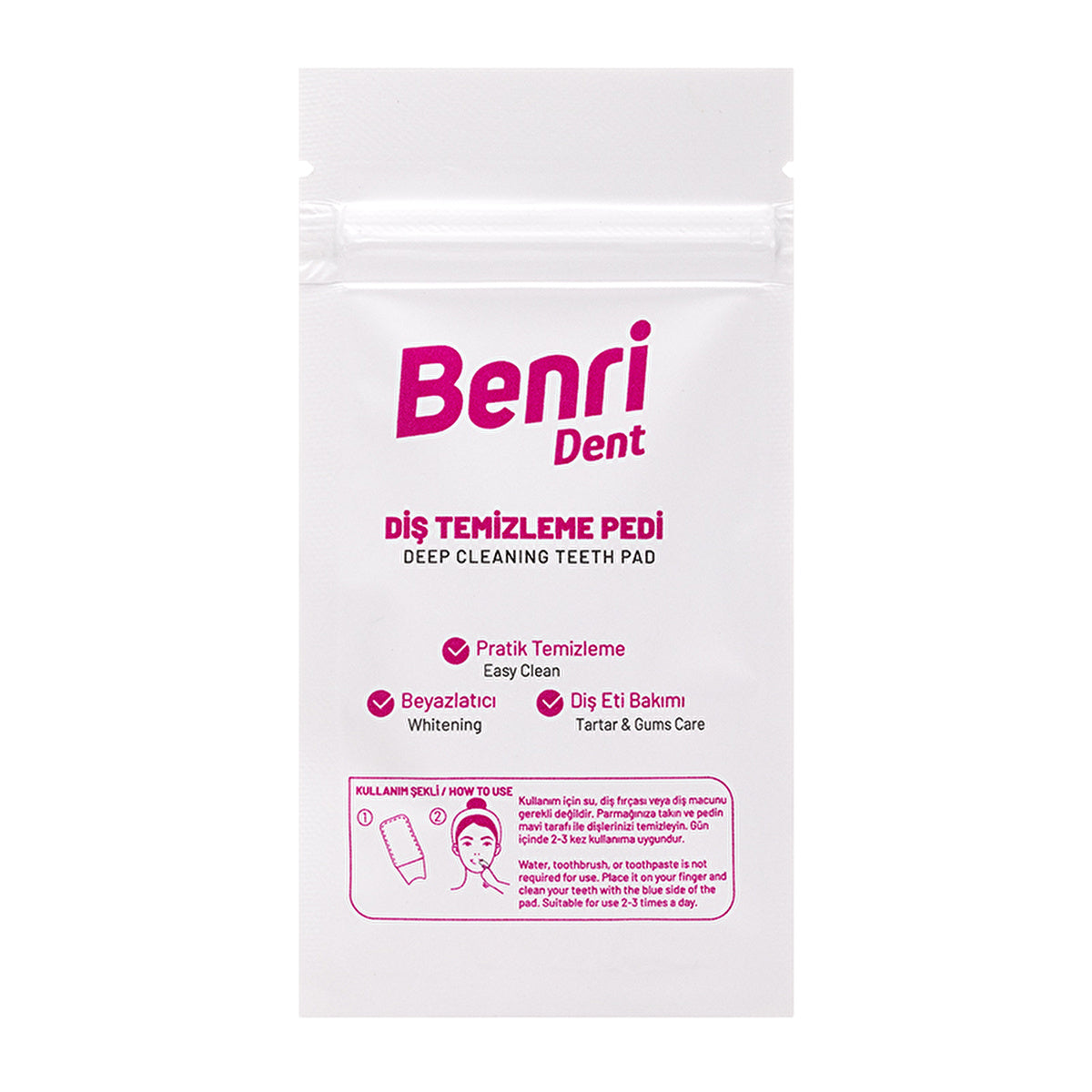 Benri Tooth Cleaning Wipes - 7 Pack | Fresh Breath on the Go - Image #2