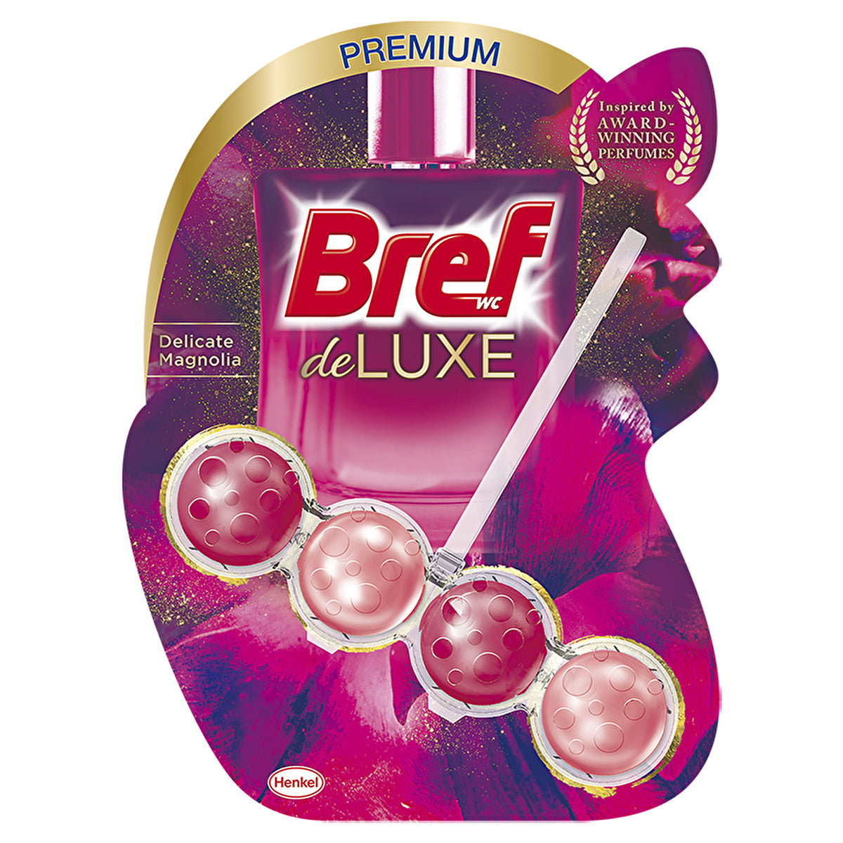 Bref Toilet Bowl Cleaner Magnolia - Single Pack | 4-in-1 Functionality - Image #1