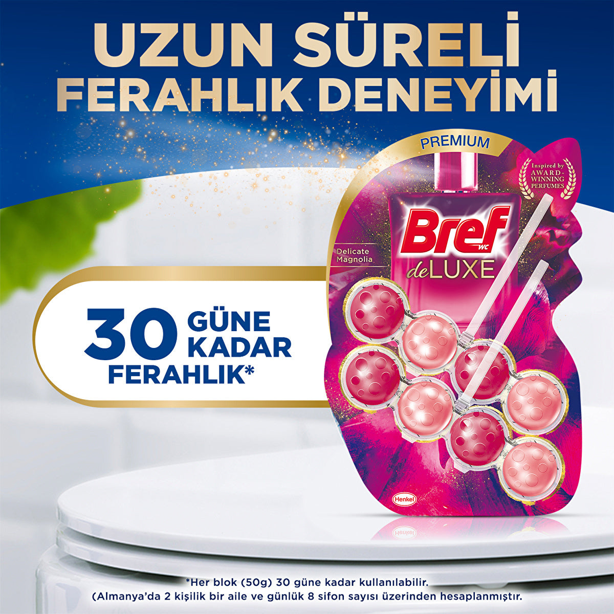 Bref Toilet Bowl Cleaner Magnolia - Single Pack | 4-in-1 Functionality - Image #5