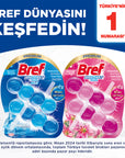 Bref Brilliant Gel Duopack Toilet Bowl Cleaner - Ocean | 2-Pack - Image 