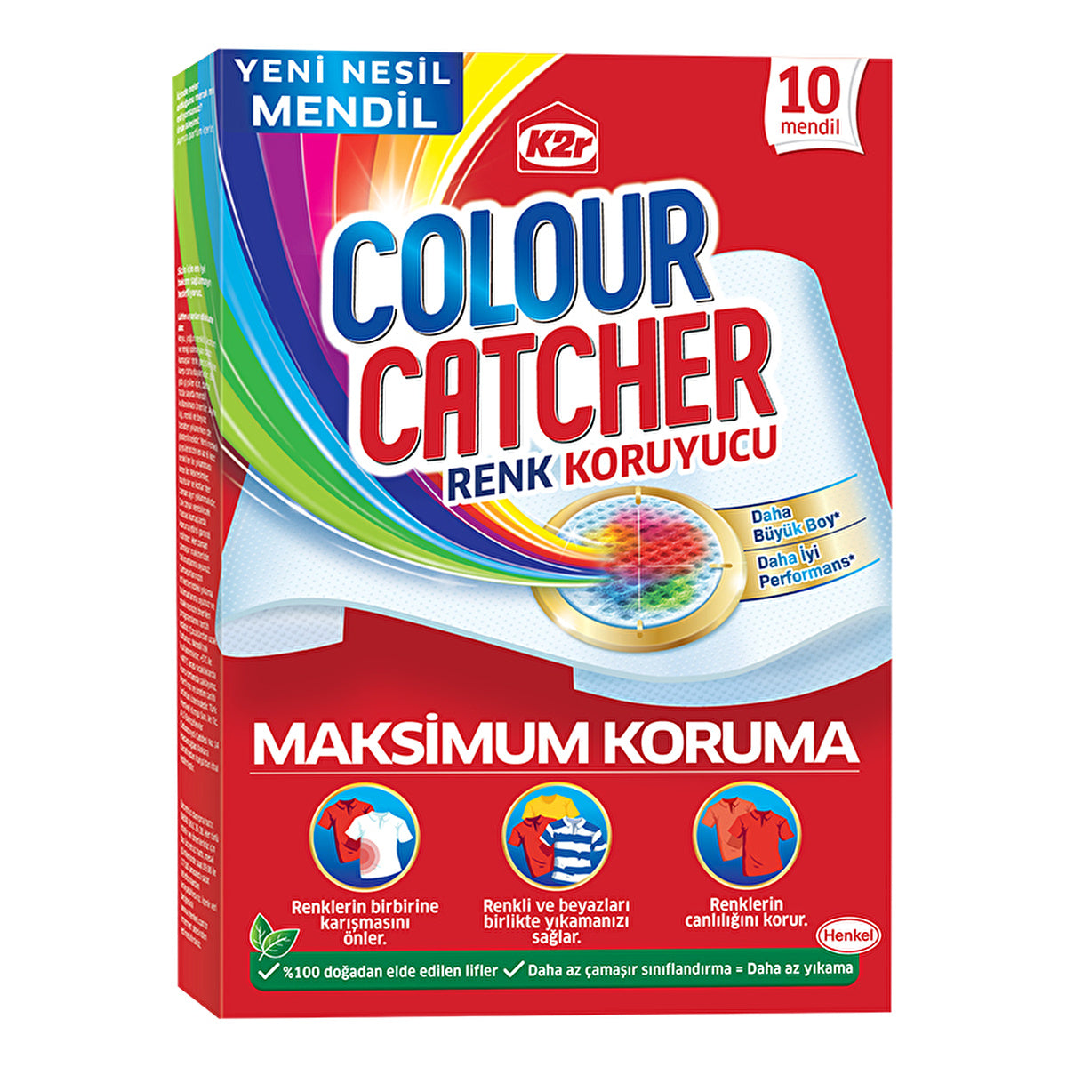 K2R Colour Catcher Dryer Sheets - 10 Pack | Ultra Absorbent