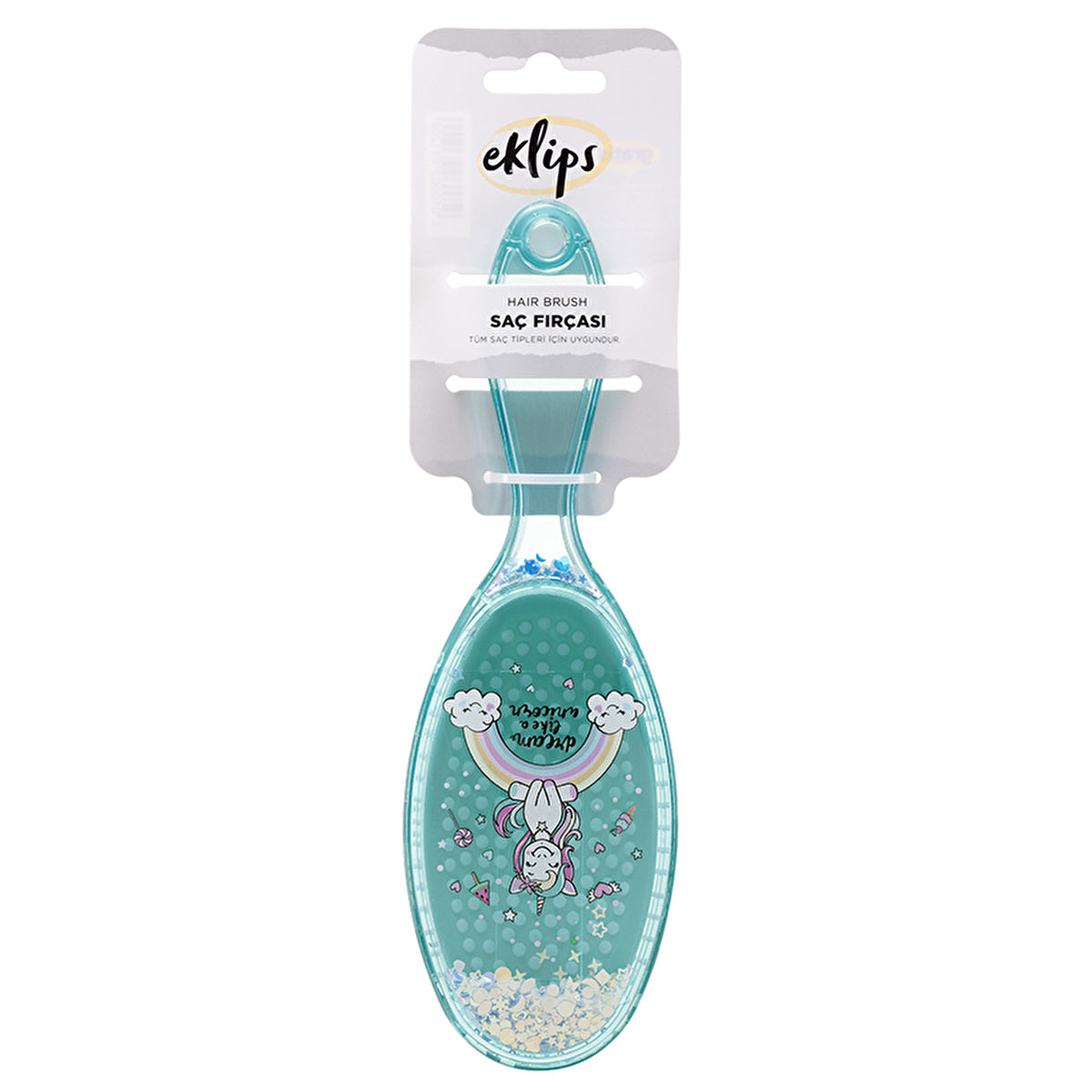 Eclips Pattern Hair Brush - Gentle on Hair | For Kids & Adults - Image #2