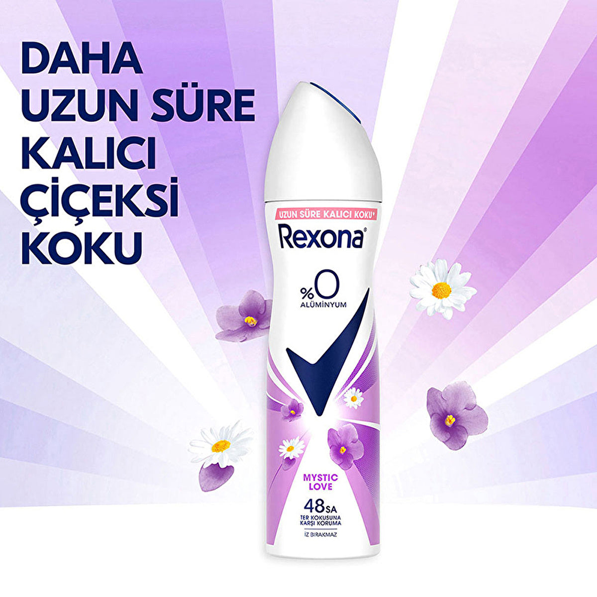 Rexona Women's Deodorant Mystic Love - Aluminum Free 150ml | Long-Lasting Freshness - Image #1