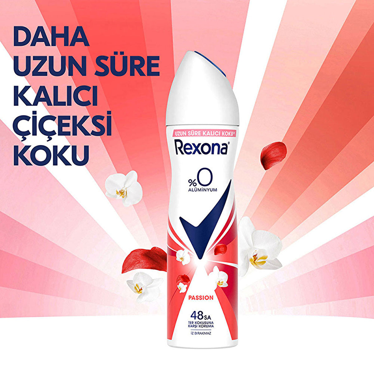 Rexona Women's Spray Deodorant Passion No Aluminum 150ml | Long-Lasting