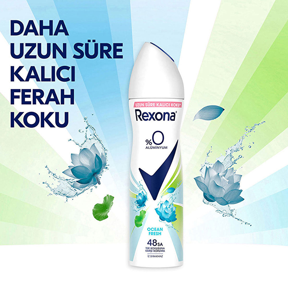 Rexona Women's Body Spray Deodorant Ocean Fresh - 150ml | Aluminum Free - Image #6