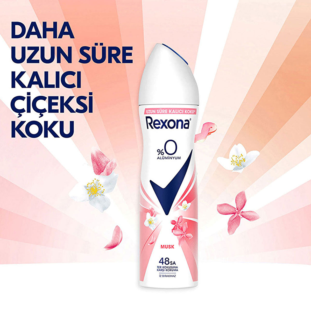 Rexona Women's Deodorant Musk - Aluminum Free 150ml | 48 Hour Protection