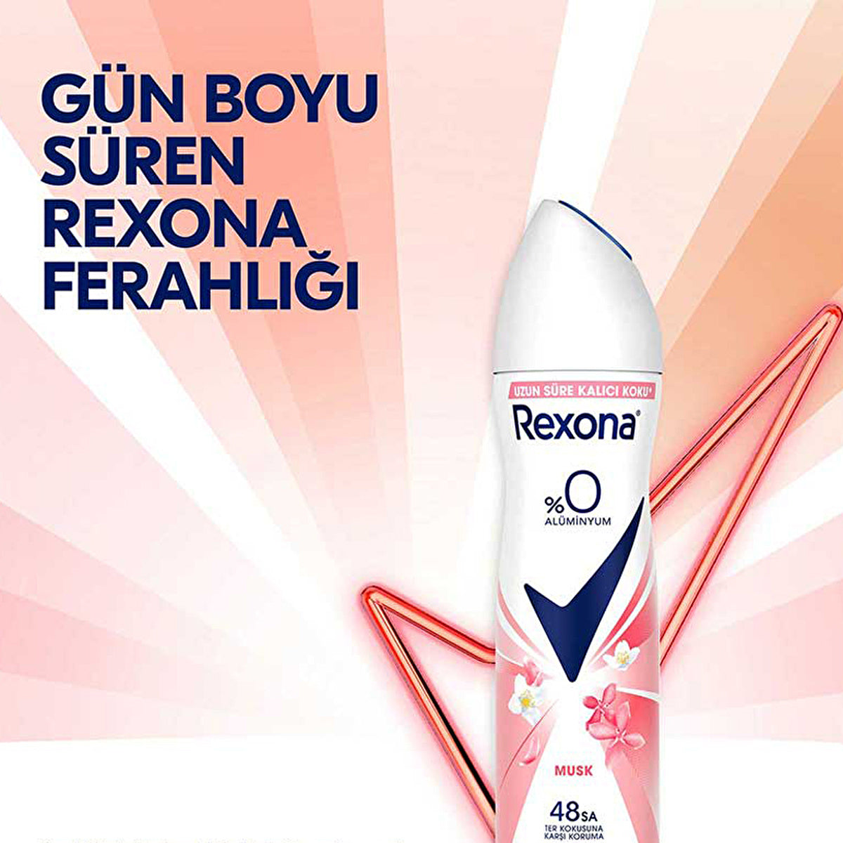 Rexona Women's Deodorant Musk - Aluminum Free 150ml | 48 Hour Protection