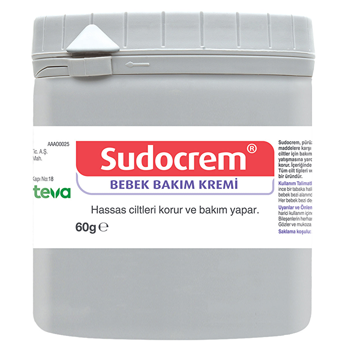 Sudocrem Baby Skin Care Cream 60g - Protective Barrier | Gentle Formula