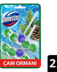 Domestos Toilet Block Pine Forest 100g - Maximum Freshness and Hygiene - Image 