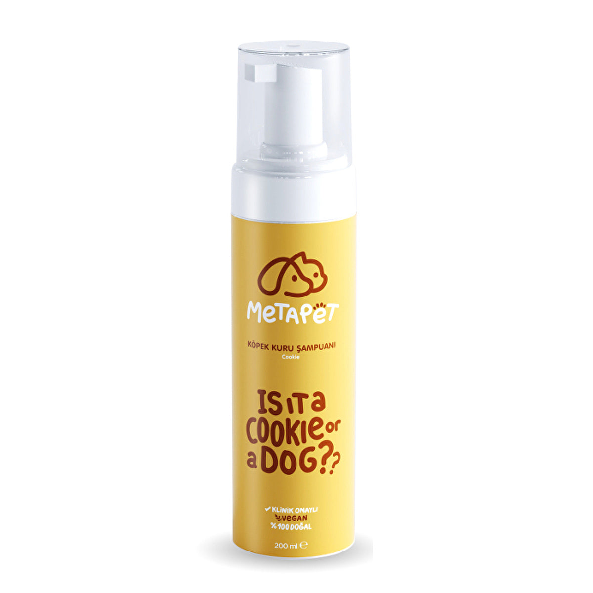 Natural Dog Dry Shampoo Vanilla Scent 200ml - Organic Formula | Puppy Safe