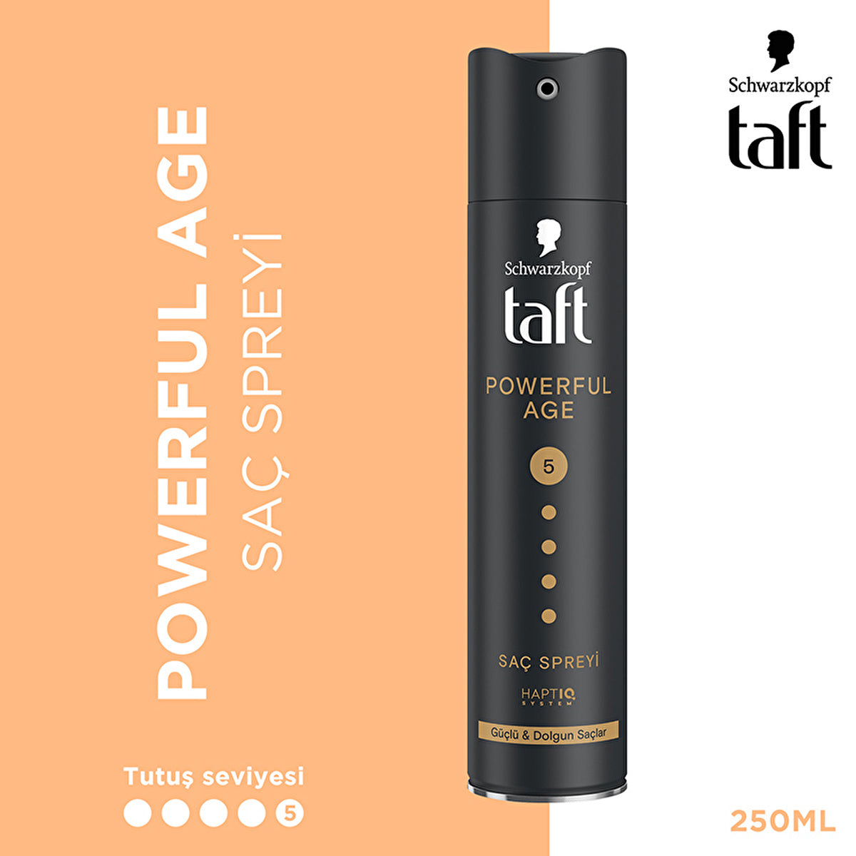 Taft Powerful Age Hairspray 8.5 oz - Mega Hold | Keratin Infused