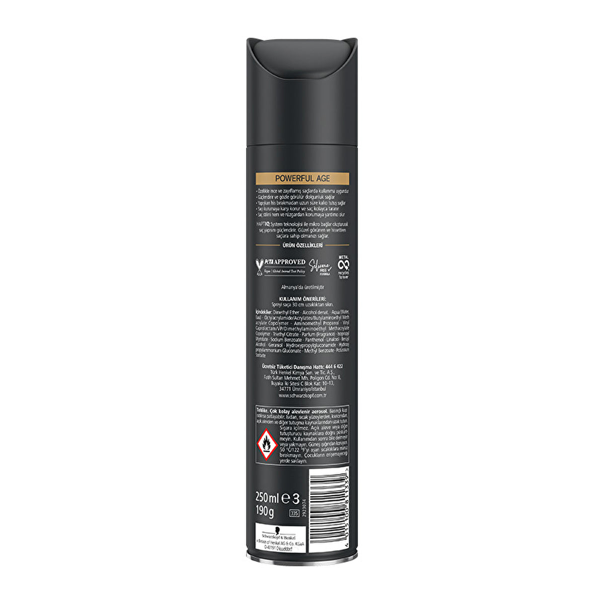 Taft Powerful Age Hairspray 8.5 oz - Mega Hold | Keratin Infused