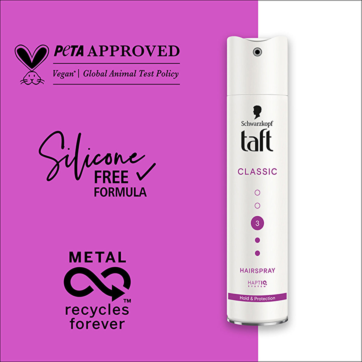 Taft Classic Extra Strong Hair Spray 8.45oz - 24 Hour Hold | Strong Hold